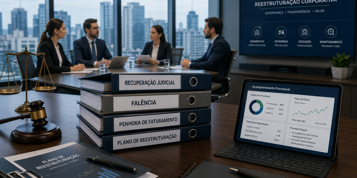 Ilustra serviços de administração judicial